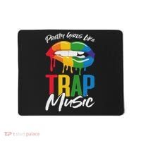 Pretty Like Trap Music Biting Lip Hip Hop Mousepad thumb 0