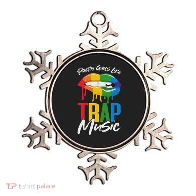 Pretty Like Trap Music Biting Lip Hip Hop Ornament