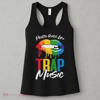 Pretty Like Trap Music Biting Lip Hip Hop Women's Tank Top thumb 3