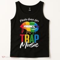 Pretty Like Trap Music Biting Lip Hip Hop Tank Top thumb 2
