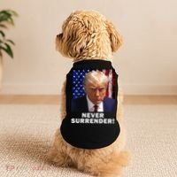 President Legend Trump 2024 Mugshot Never Surrender Doggie Tank thumb 2