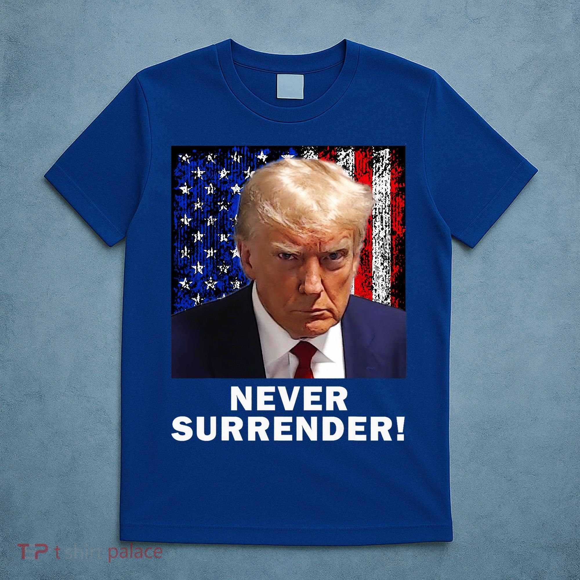 President Legend Trump 2024 Mugshot Never Surrender T-Shirt