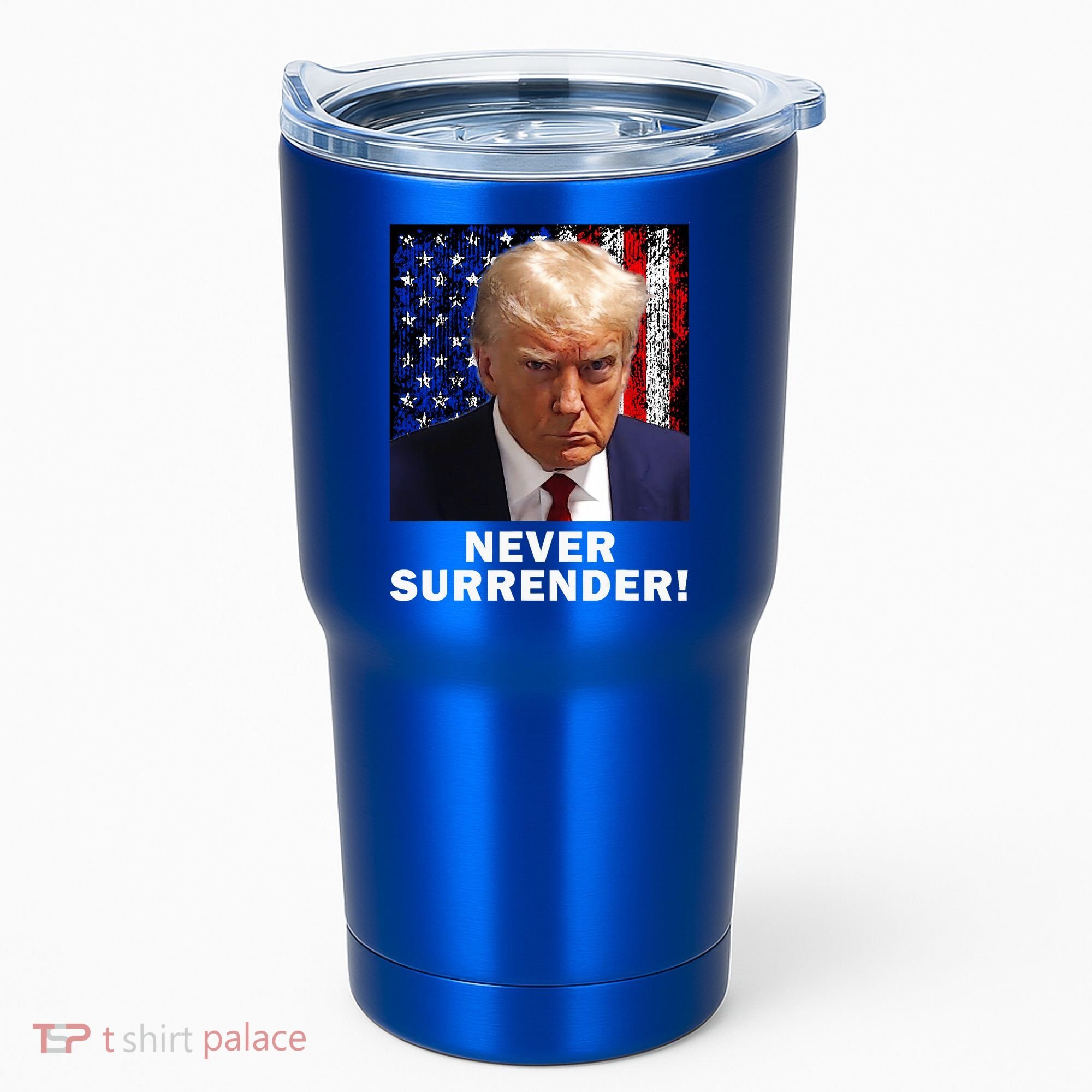 President Legend Trump 2024 Mugshot Never Surrender Tumbler