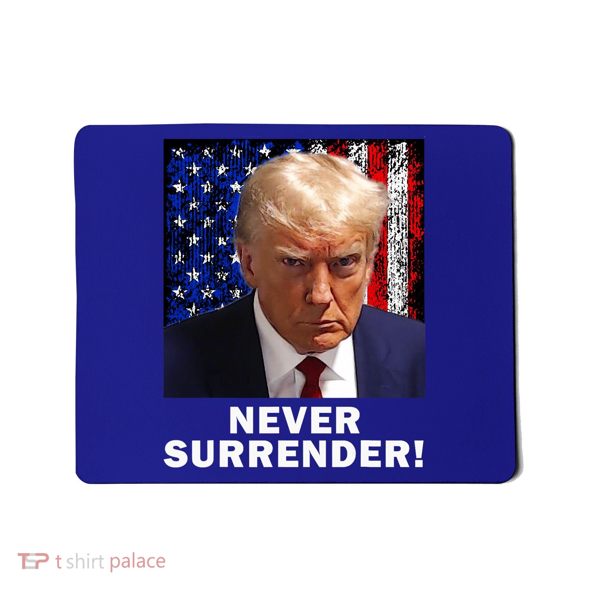 President Legend Trump 2024 Mugshot Never Surrender Mousepad
