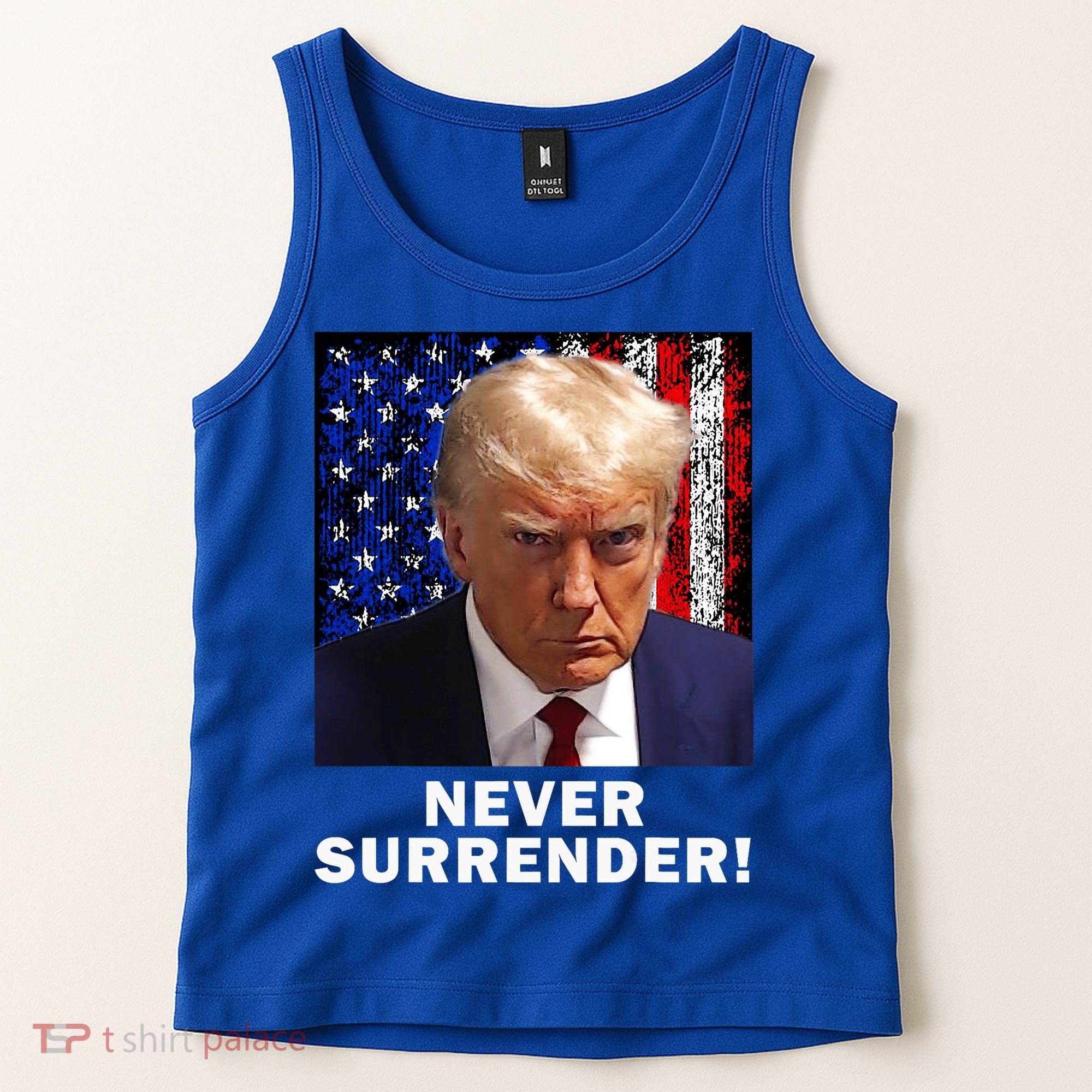 President Legend Trump 2024 Mugshot Never Surrender Tank Top