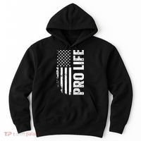 Pro Life Us Flag Hoodie thumb 0