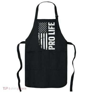 Pro Life Us Flag Apron