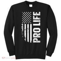 Pro Life Us Flag Sweatshirt thumb 0
