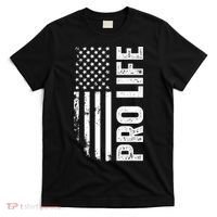 Pro Life Us Flag T-Shirt thumb 0