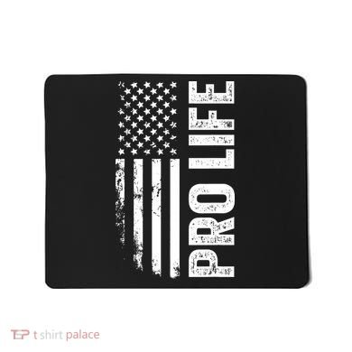 Pro Life Us Flag Mousepad