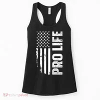 Pro Life Us Flag Women's Tank Top thumb 0
