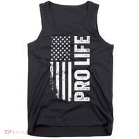 Pro Life Us Flag Tank Top thumb 0