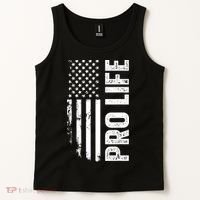 Pro Life Us Flag Tank Top thumb 2