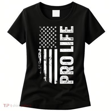 Pro Life Us Flag Women's T-Shirt