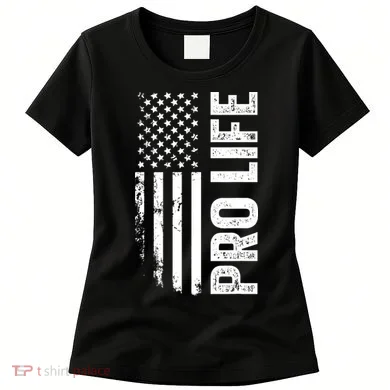 Pro Life Us Flag Women's T-Shirt