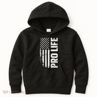 Pro Life Us Flag Kids Hoodie thumb 0