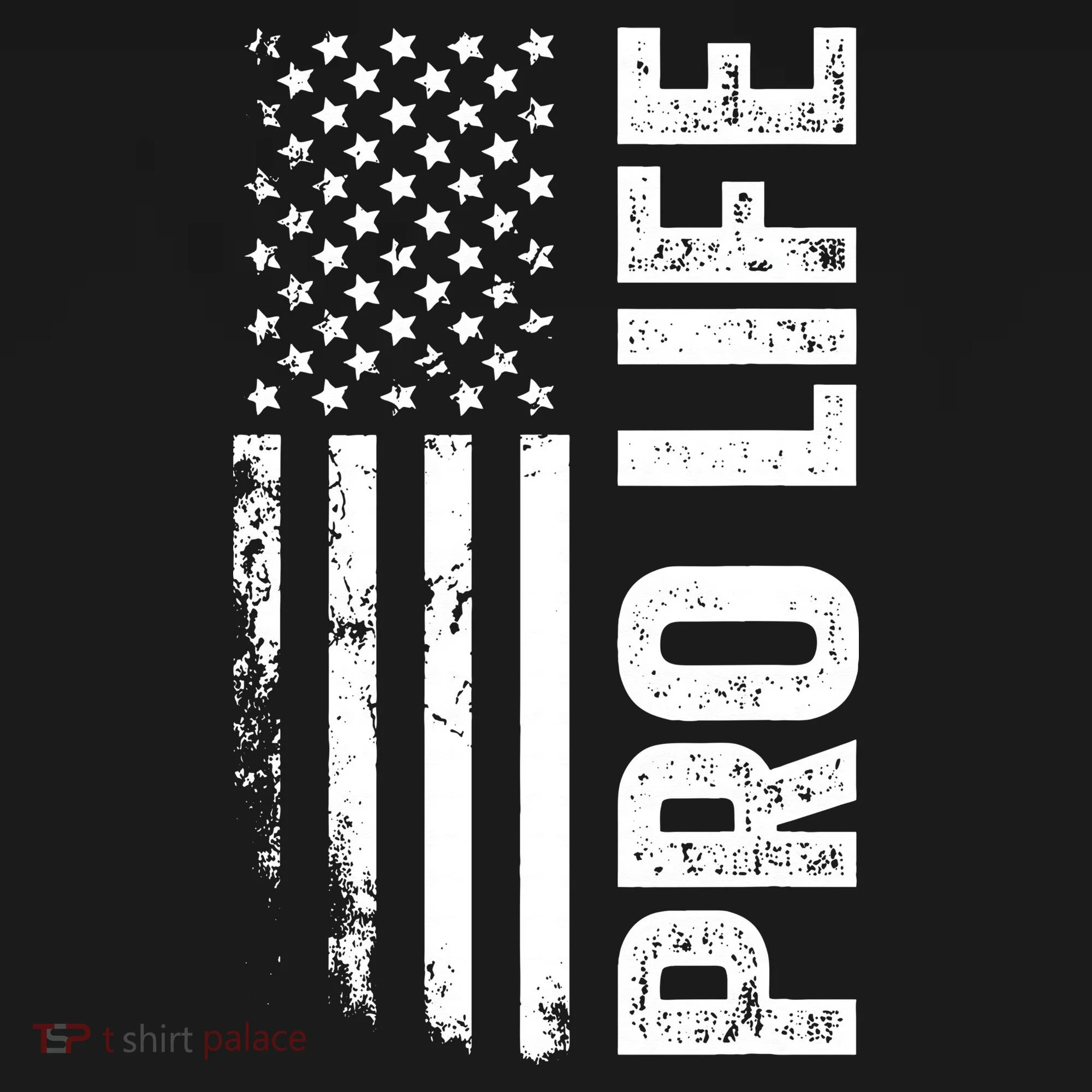 Pro Life Us Flag Kids Long Sleeve Shirt