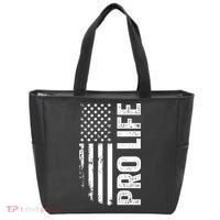 Pro Life Us Flag Tote Bag thumb 0