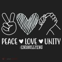 Peace Love Unity End Bullying Awareness Hat thumb 2