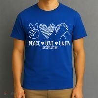 Peace Love Unity End Bullying Awareness T-Shirt thumb 3