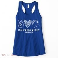Peace Love Unity End Bullying Awareness Women's Tank Top thumb 0