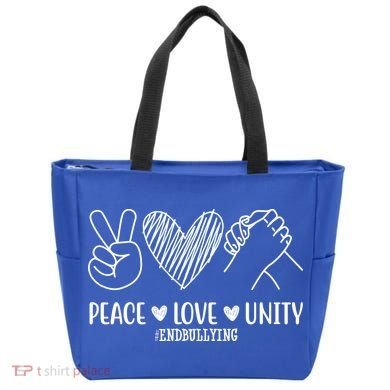 Peace Love Unity End Bullying Awareness Tote Bag
