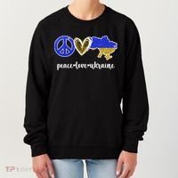Peace Love Ukraine Women's Sweatshirt thumb 0