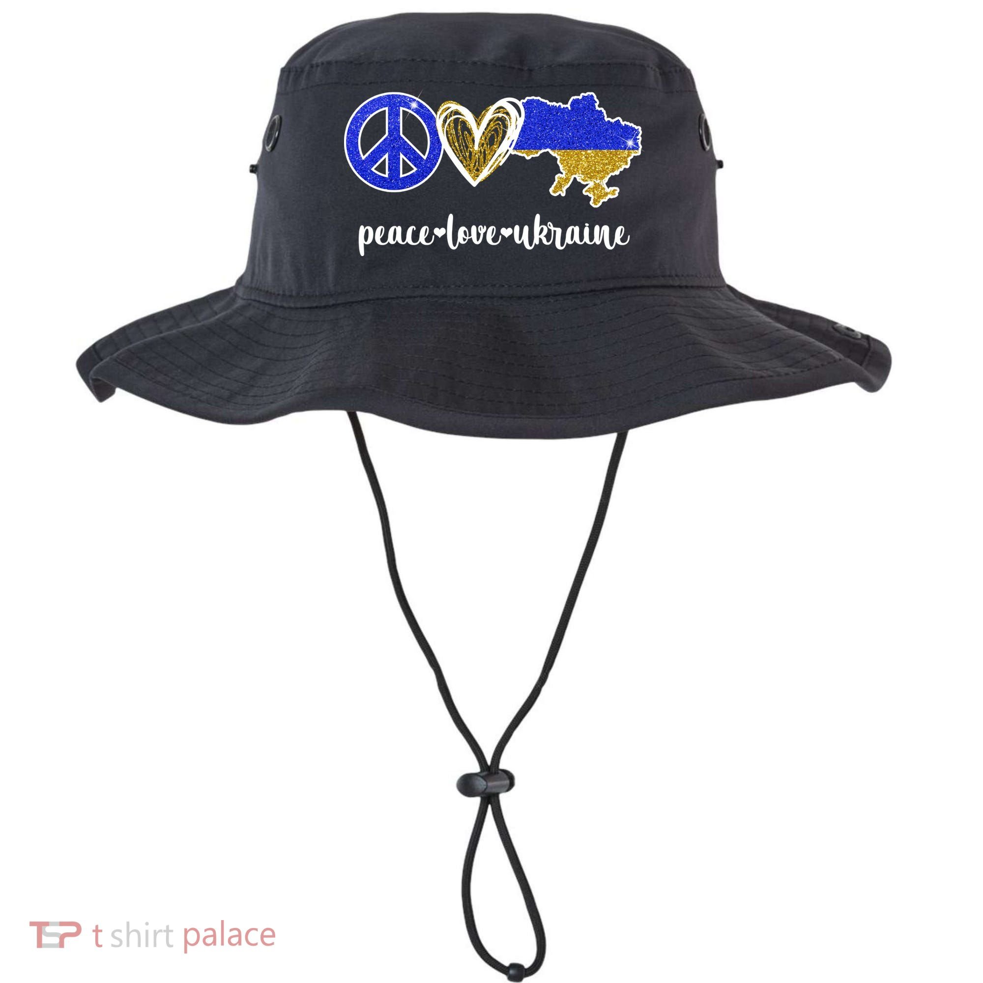 Peace Love Ukraine Bucket Hat