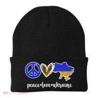 Peace Love Ukraine Beanie thumb 0