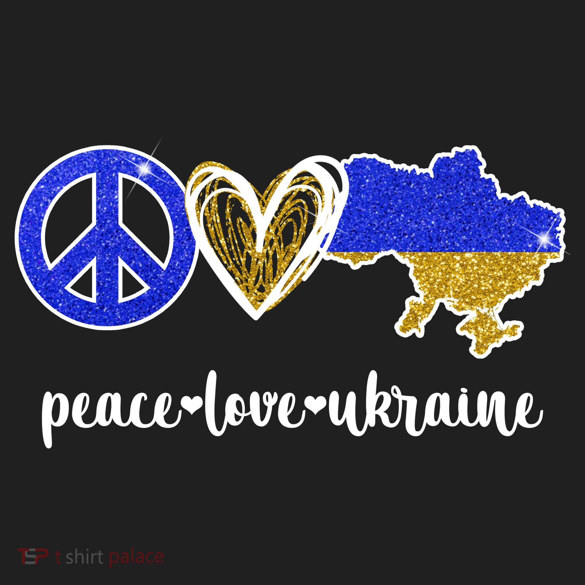 Peace Love Ukraine Tumbler