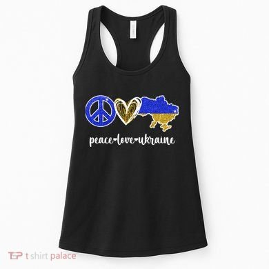 Peace Love Ukraine Women's Tank Top