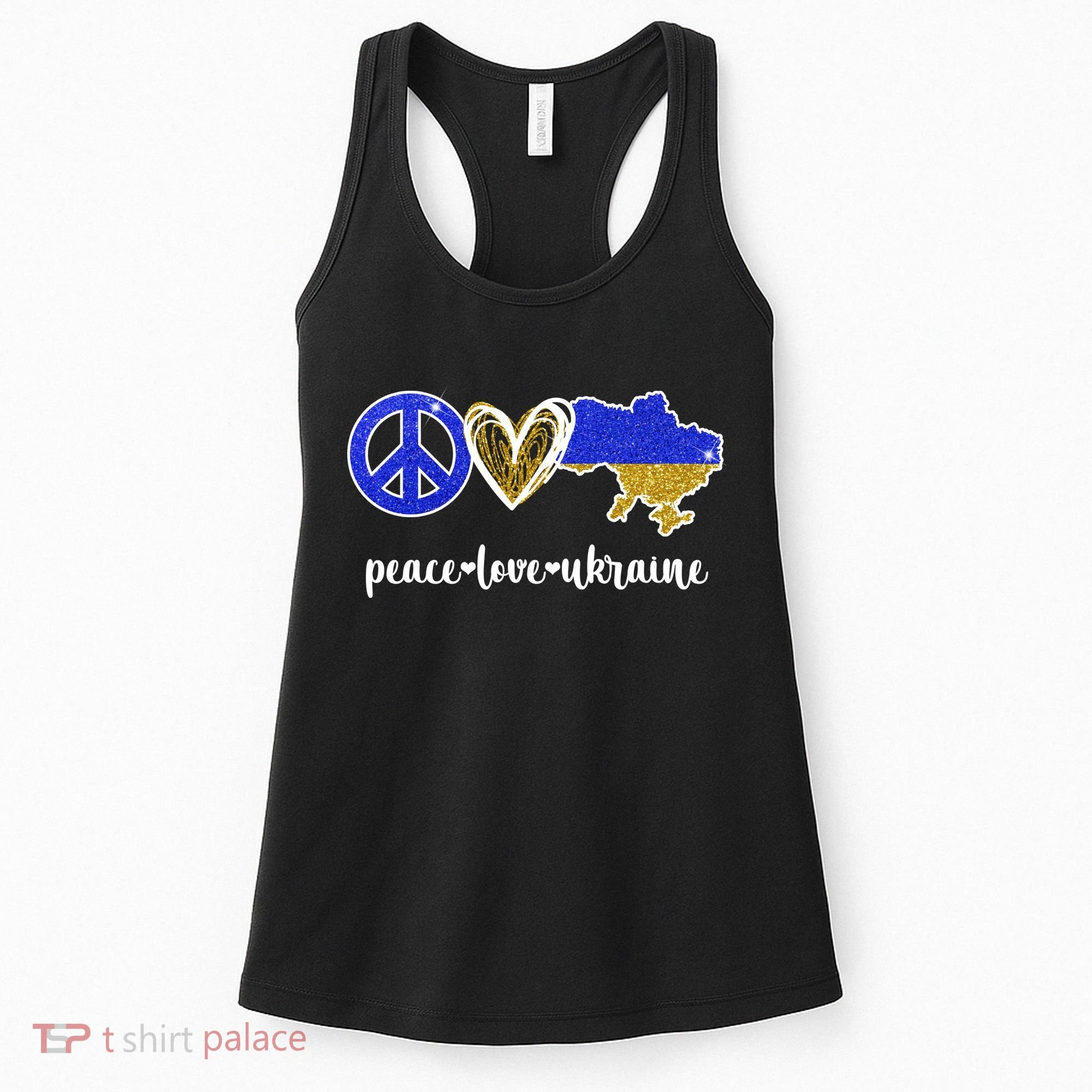 Peace Love Ukraine Women's Tank Top