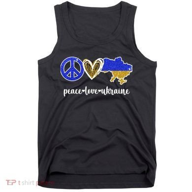 Peace Love Ukraine Tank Top