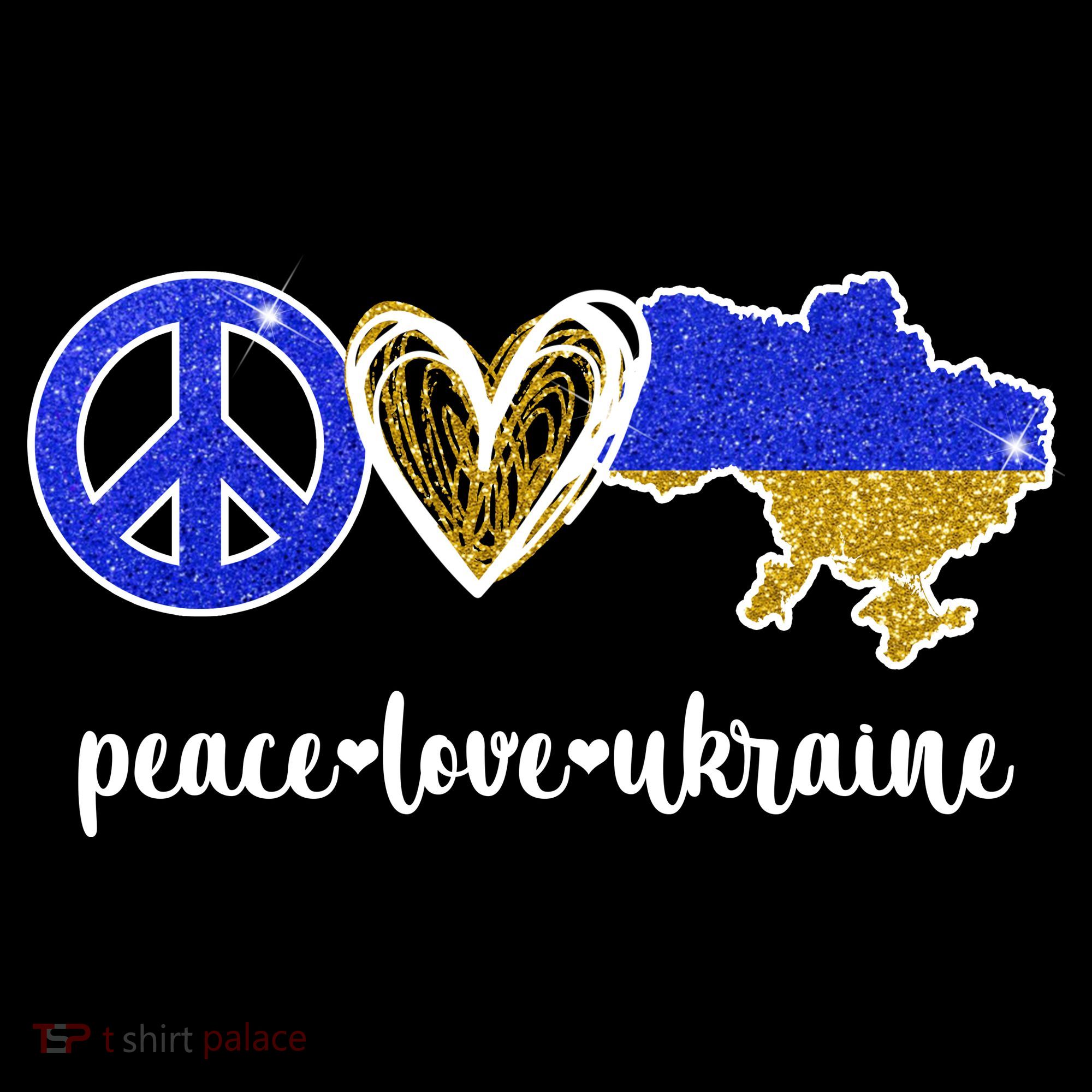 Peace Love Ukraine Women's Long Sleeve Shirt