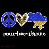Peace Love Ukraine Women's T-Shirt thumb 6