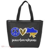 Peace Love Ukraine Tote Bag thumb 0