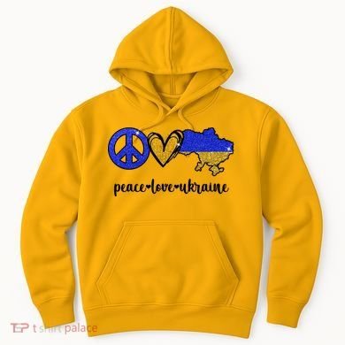 Peace Love Ukraine Hoodie