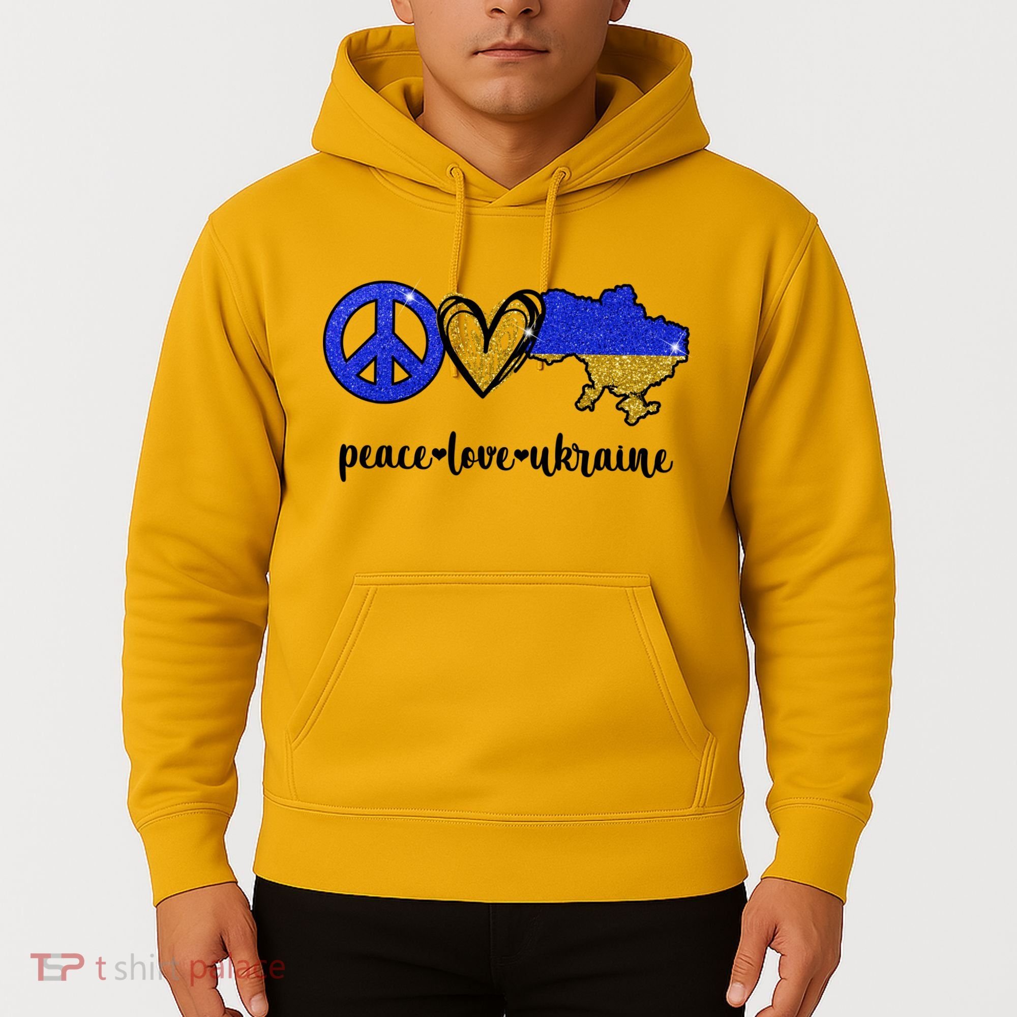 Peace Love Ukraine Hoodie