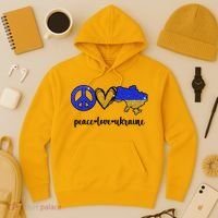 Peace Love Ukraine Hoodie thumb 3