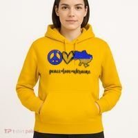 Peace Love Ukraine Hoodie thumb 5