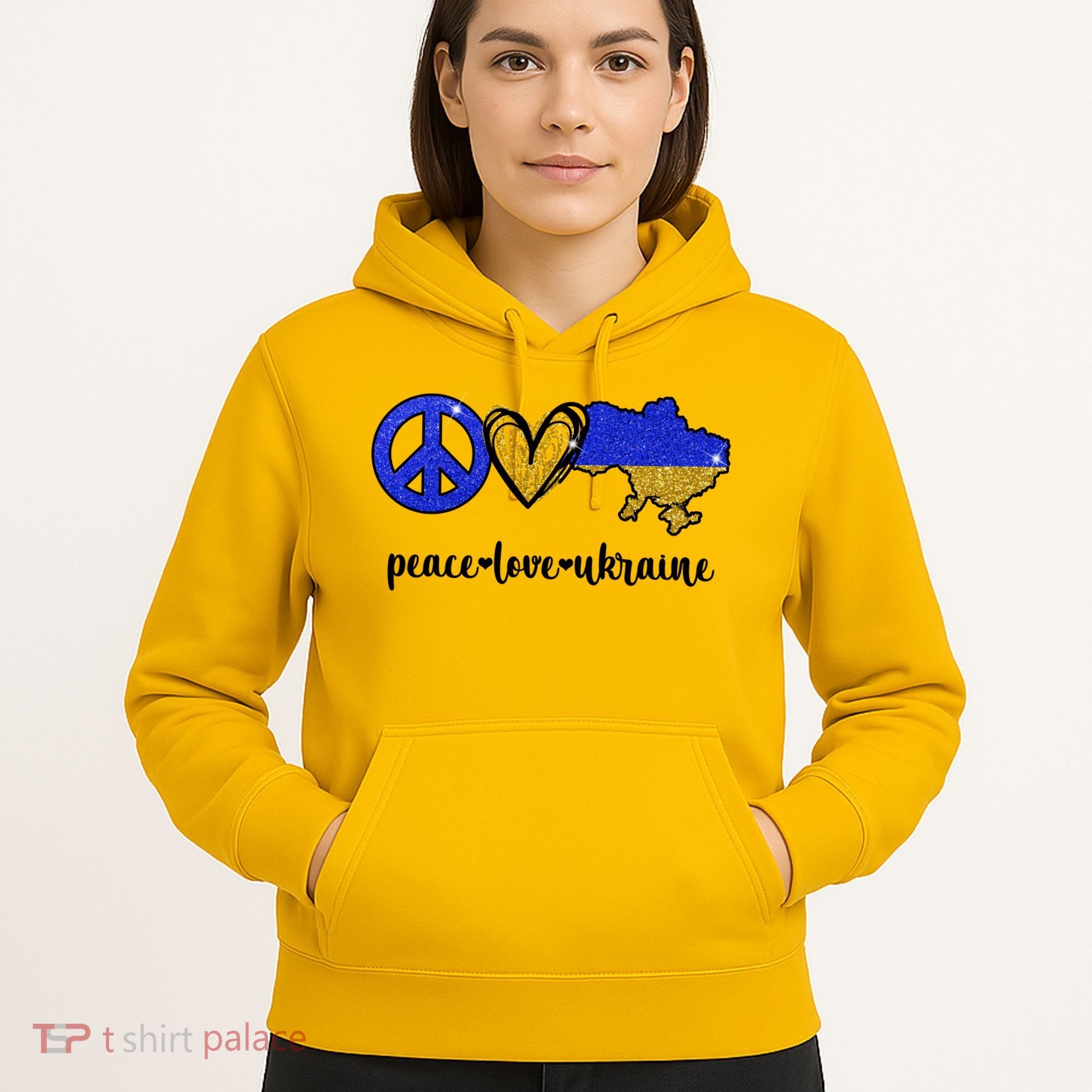 Peace Love Ukraine Hoodie