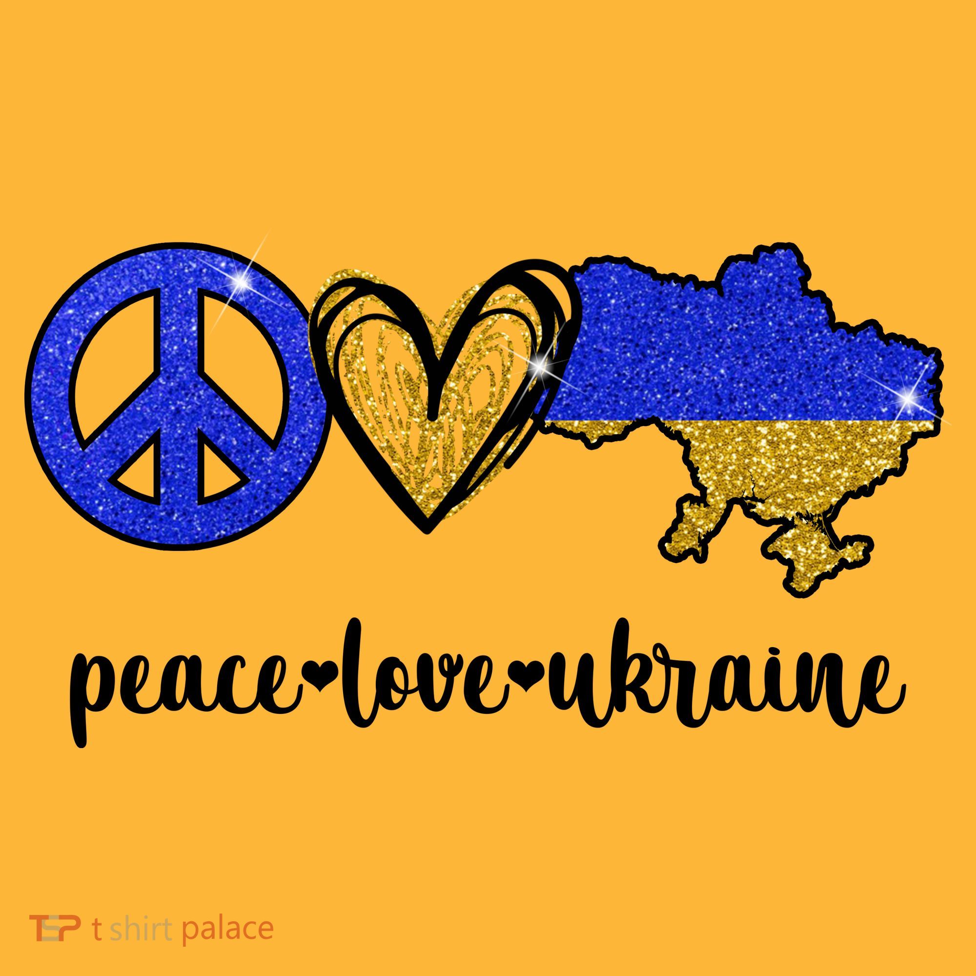 Peace Love Ukraine Hoodie