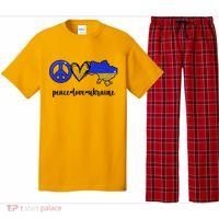 Peace Love Ukraine Pajama Set thumb 0