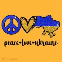 Peace Love Ukraine Baby Bodysuit thumb 2