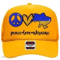 Peace Love Ukraine Hat thumb 0