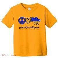 Peace Love Ukraine Toddler T-Shirt thumb 0