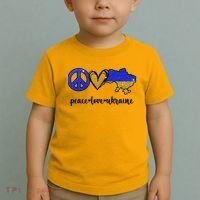 Peace Love Ukraine Toddler T-Shirt thumb 2
