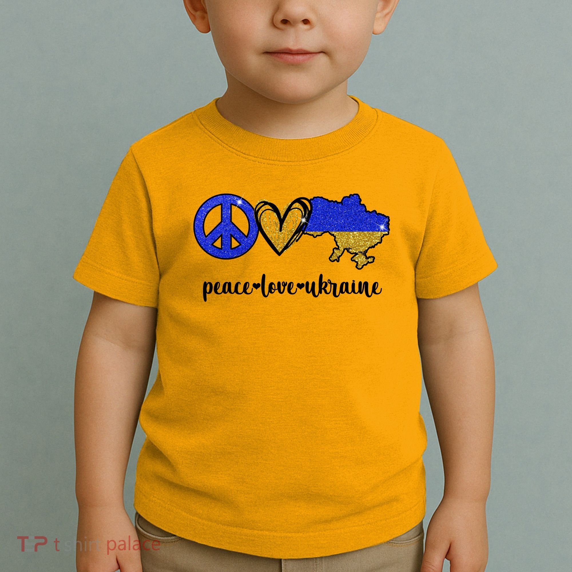Peace Love Ukraine Toddler T-Shirt