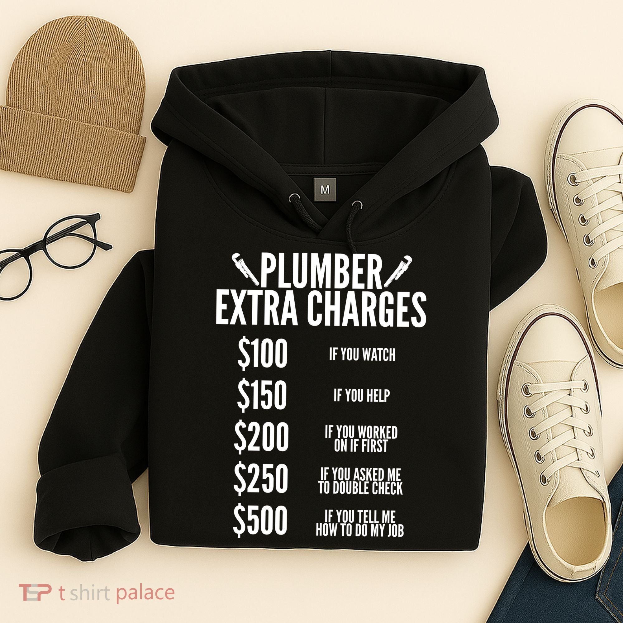 Plumber Extra Charges Hoodie