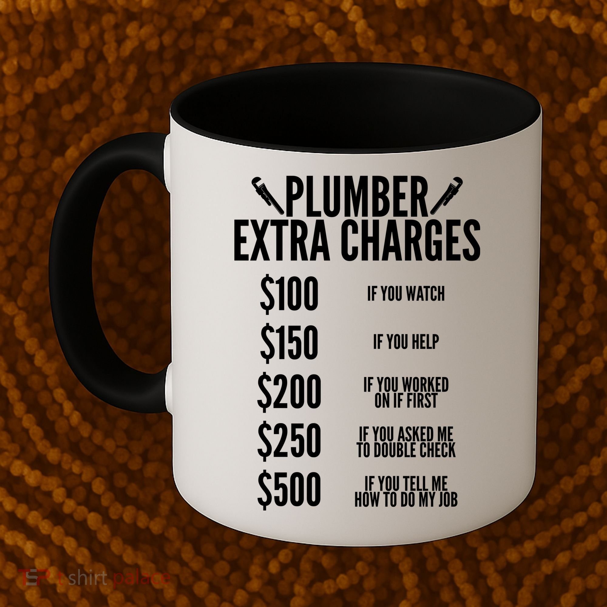 Plumber Extra Charges Coffee Mug